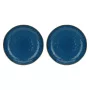 ROSE&TULIPANI Set of 2 Concerto Blu Avio Round Bowls - Navy Blue, 30 cm