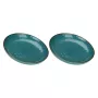 ROSE&TULIPANI Set of 2 Concerto Ottanio Round Bowls - Blue-Green, 30 cm