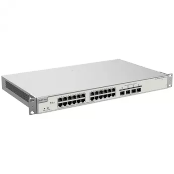 Ruijie Reyee RG-NBS3200-24GT4XS-P-V2 24 prievadų Gigabit PoE+ valdomas komutatorius su 4 x 10G SFP+