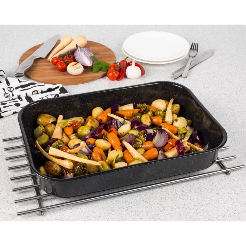 Russell Hobbs CW114311 VIT Emalio 42cm Gili Keptuvė - Juoda
