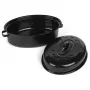 Russell Hobbs CW114911EU Vitreous Enamel 36cm Self-Basting Roaster & Lid, Black
