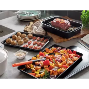 Russell Hobbs CW91612EU7 34cm emalinė kepimo forma su grotelėmis
