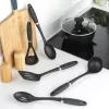 Russell Hobbs RH03026EU7 5 dalių virtuvės įrankių rinkinys su besisukančiu stovu, juodas ir sidabrinis