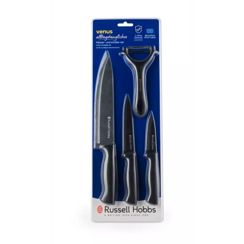 Russell Hobbs RH031521 Venus 4 Piece Knife and Peeler Set