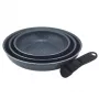 Russell Hobbs RH03293EU7 Nightfall Stone 4 dalių Smart Clip keptuvių rinkinys
