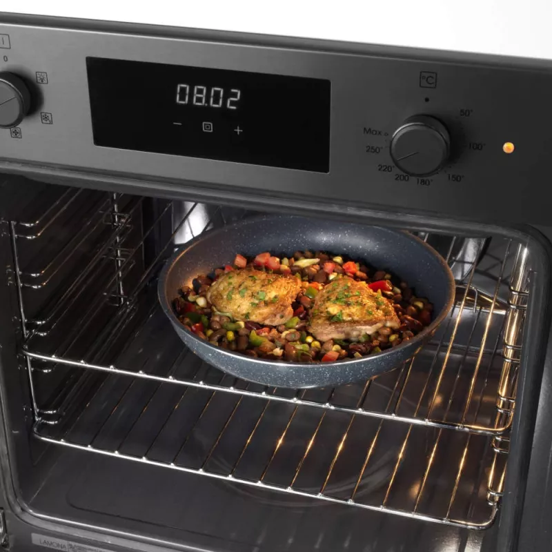 Russell Hobbs RH03296 Nightfall Stone 4 dalių keptuvių rinkinys su nuimamomis rankenomis