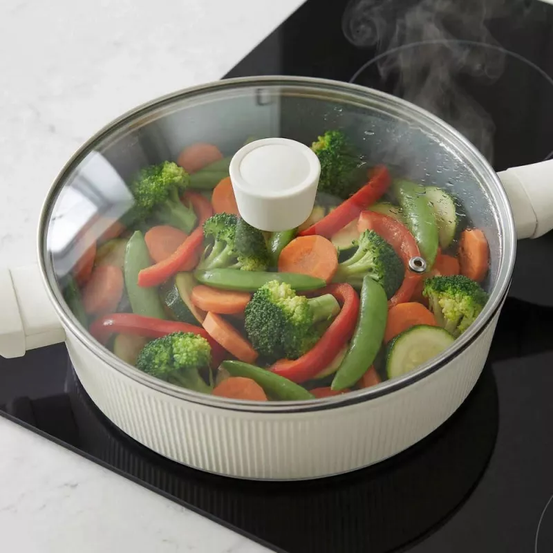 Russell Hobbs RH03871C Cote 28 cm keptuvė wok, kreminė