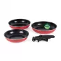Russell Hobbs RH03995 Riviera 4-Piece Smart Clip Fry Pan Set