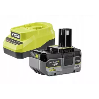 RYOBI 18V ONE+ 4.0Ah Li-ion Battery + RC18120A Charger Starter Kit