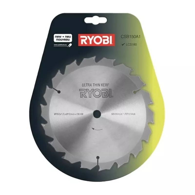 Ryobi CSB150A1 150 mm TCT apskritiminis pjūklo diskas 18 dantų