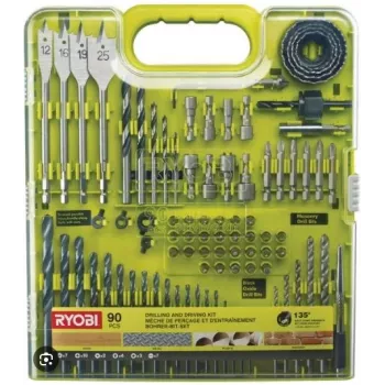 Ryobi Gręžimo ir Sukimo Priedų Rinkinys, 90 vnt.