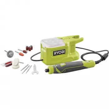 RYOBI ONE+ 18V belaidis rotacinis įrankis RRT18-0 su 15 priedų