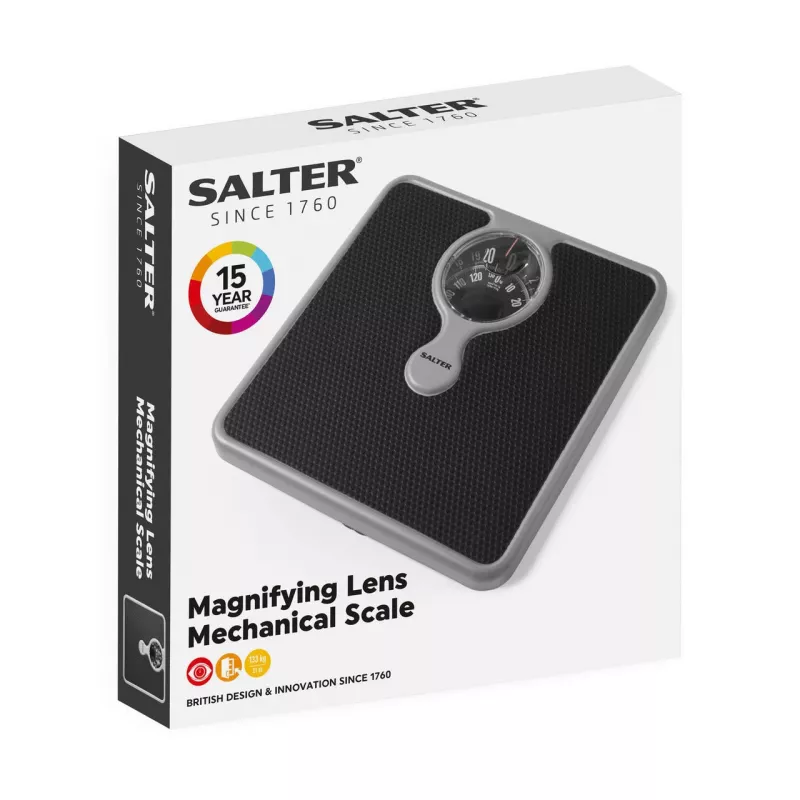 Salter 484 SFEU12 Mechaninės vonios svarstyklės su didinamuoju stiklu