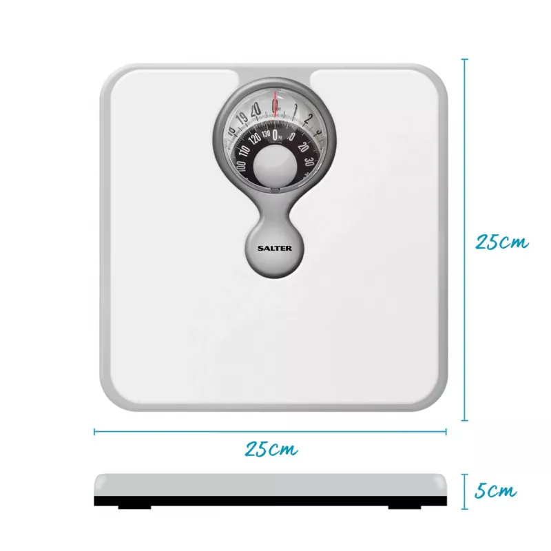 Salter 484 WFEU12 Magnifying Lens Bathroom Compact Mechanical Scale