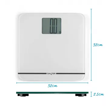 Salter 9075 WFEU12 Max Electronic Bathroom Scale, White