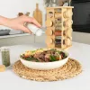 Salter BW127771 Bamboo Rotating Spice Rack su 16 stiklinių indelių