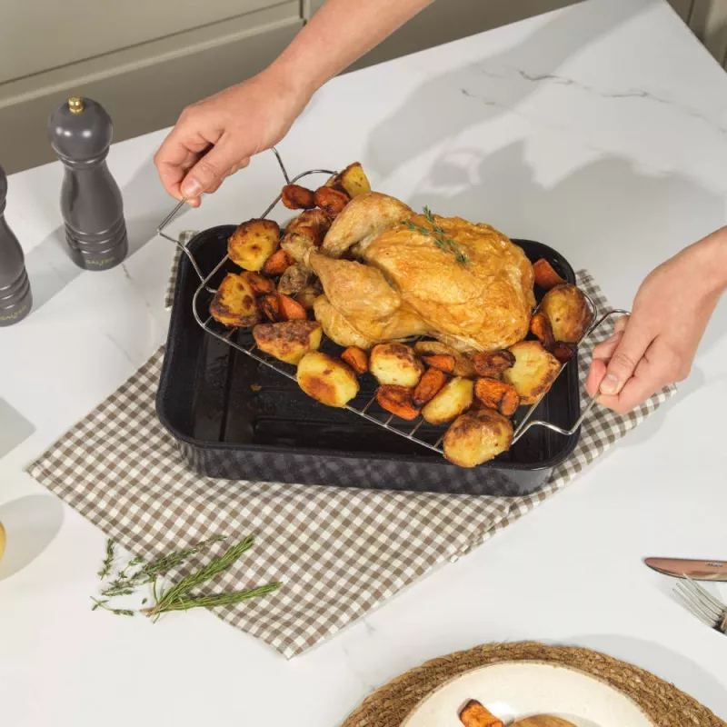 Salter BW128142EU7 34 cm kepimo indas su grotelėmis