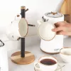 Salter BW1356611EU7 Toronto Mug Tree, Wood/Black