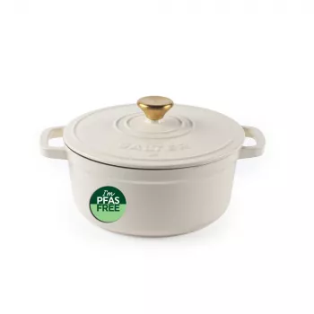 Salter BW13771C Chester 3.4L ketaus troškinimo puodas 24 cm, kreminė