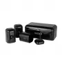 Salter BW14045B Boston 4-Piece Countertop Set, Black