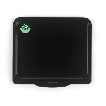 Salter BW14481 Brilliance 40 cm Kepimo Skarda - Anglinis Plienas, Nelipanti Danga, Tinka Orkaitei iki 220°C, Anglies Pilka