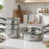 Salter BW14629 Expert 5 dalių keptuvių rinkinys – Kaltinis aliuminis, nelipni danga, tinka indukcinėms kaitlentėms, juodos spalvos