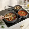 Salter BW14713 Alto 20cm keptuvė – kaltas aliuminis, tinka indukcijai, juoda