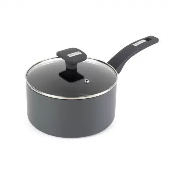 Salter BW14720 Alto 20cm puodas – kaltas aliuminis, nelipni danga, tinka indukcijai, juodas