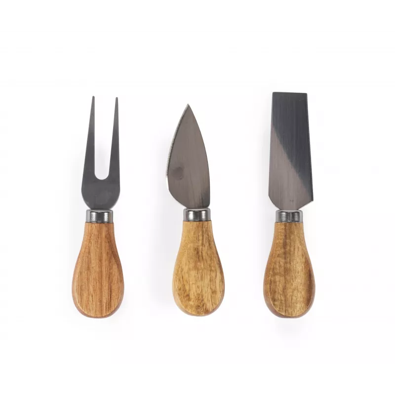 Salter BW14823 Bamboo Cheese Board su 3 dalių peilių rinkiniu