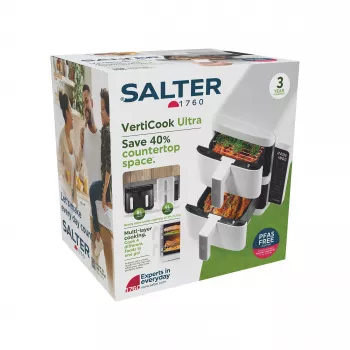 Salter EK6642WHTVDE VertiCook Ultra Air Fryer Oven 11L 1800W White