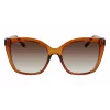 Salvatore Ferragamo SF1026S-261 Moteriški „Cat Eye“ akiniai nuo saulės Havana Brown Gradient 54mm