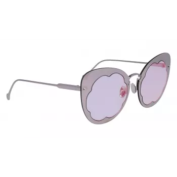 SALVATORE FERRAGAMO SF178SMAMF537 Moteriški Akiniai nuo Saulės - Acetatinis Rėmas, UV400 Apsauga, 63 mm Lęšiai