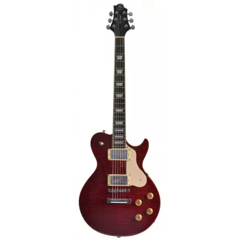 Samick AV 3 TR elektrinė gitara – Transparent Red