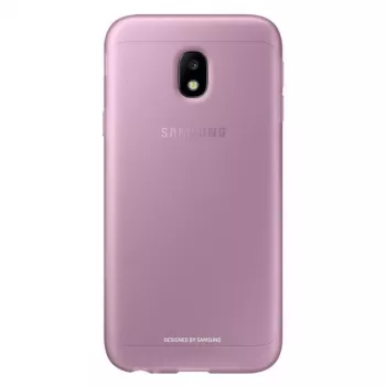 Samsung AJ330TPEG Jelly Cover, skirtas Galaxy J3 (2017), rožinė