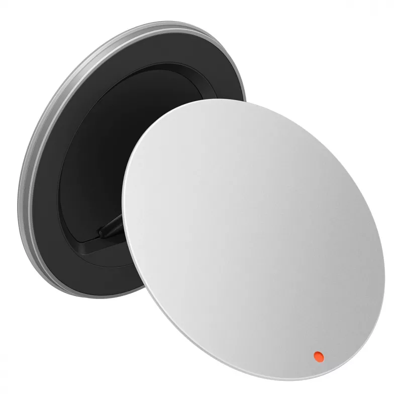 Samsung by Hochuen 360° magnetinis stovas išmaniesiems telefonams ir planšetėms – sidabrinis, universalus, sulankstomas, aliumininis su N52 magnetais