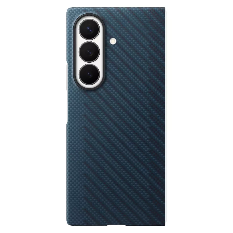 Samsung Carbon Magnet Case, skirtas Galaxy Fold 8 Ultra, tamsiai mėlynas (Navy)