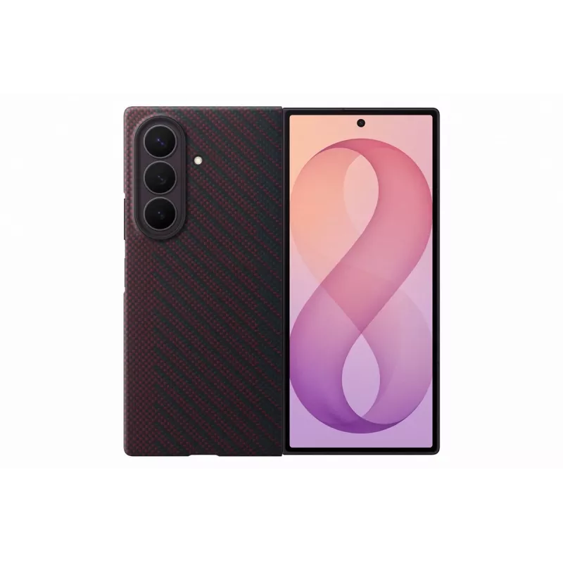 Samsung Carbon Magnet Case Galaxy Z Fold 8 Ultra – raudonas (EF-KF976SREGWW)