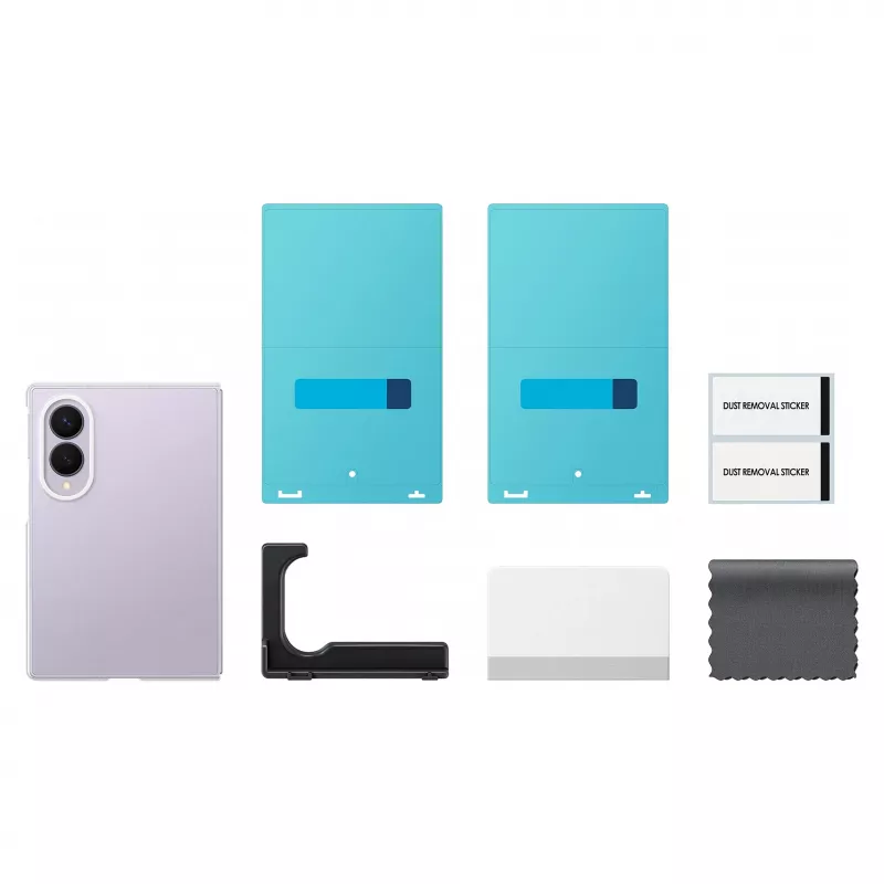 Samsung Clear Case Galaxy Z Fold8 permatomas polikarbonatinis dangtelis su belaidžio įkrovimo palaikymu (EF-QF971CTEGWW)