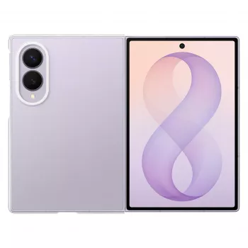 Samsung Clear Case Galaxy Z Fold8 permatomas polikarbonatinis dangtelis su belaidžio įkrovimo palaikymu (EF-QF971CTEGWW)
