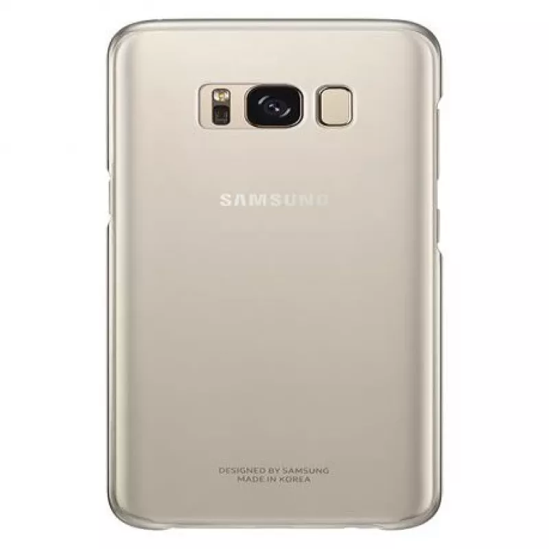 Samsung Clear Cover for Galaxy S8+ G955 Gold
