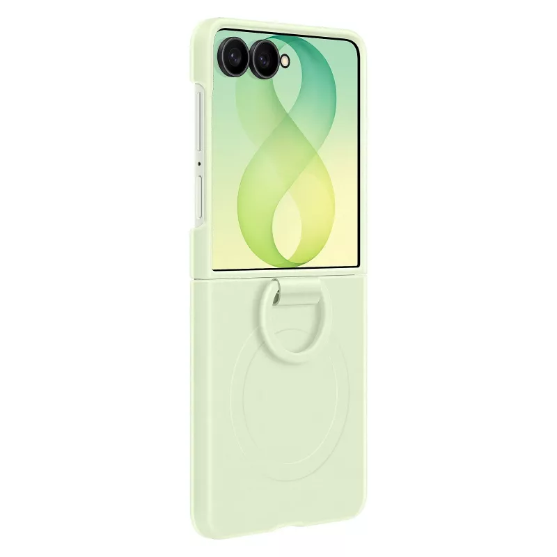 Samsung EF-EF776CGEGWW Silicone Ring Magnet Cover Galaxy Z Flip8, žalia