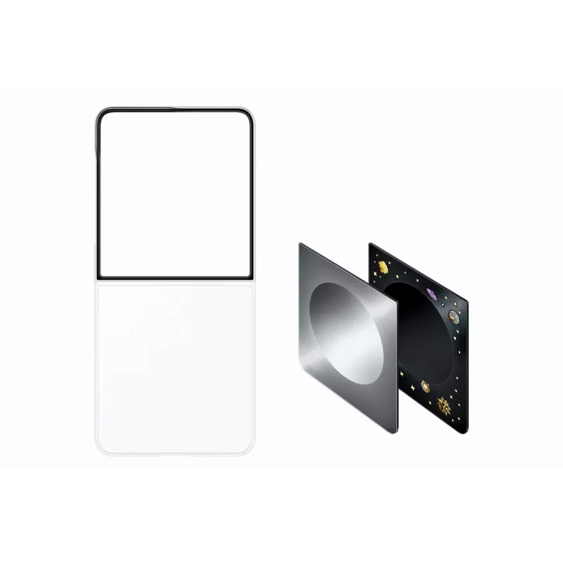 Samsung EF-FF776CJEGWW FlipSuit Magnet Case for Galaxy Flip8 - Pilka