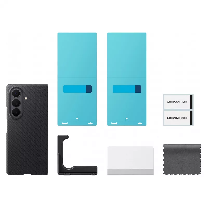 Samsung EF-KF976SBEGWW Carbon Magnet Case Galaxy Fold 8 Ultra – juodas