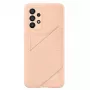 Samsung EF-OA336TPEGWW kortelės lizdo dangtelis, skirtas Galaxy A33 5G, persikų spalvos