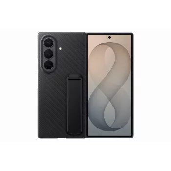 Samsung EF-XF976SBEGWW Carbon Standing Case Galaxy Z Fold8 Ultra – juodas, su S Pen laikikliu ir kojelė