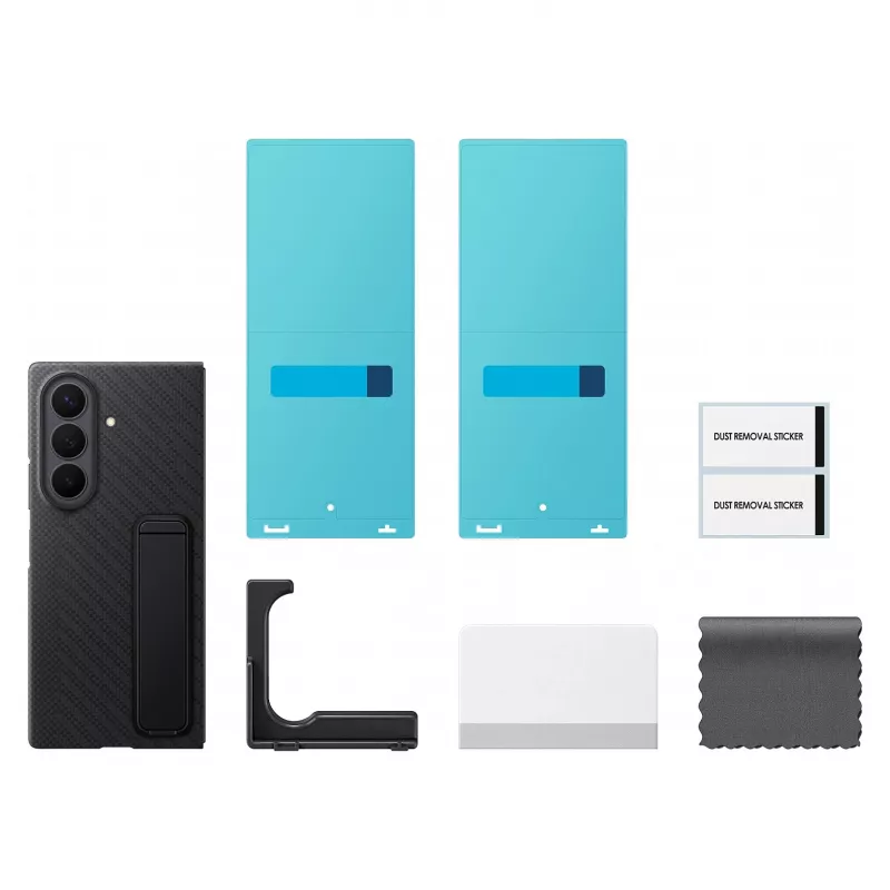 Samsung Carbon Standing Case, skirta Galaxy Z Fold8 Ultra, juodas