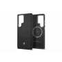 Samsung Enzo Aramid dėklas Galaxy S25 Ultra - Black Silver