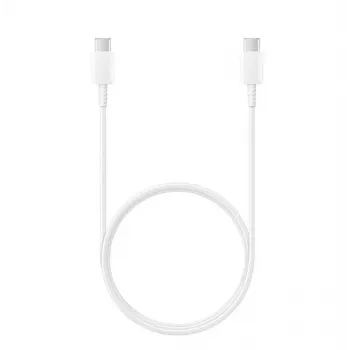 Samsung EP-DA905BWE USB-C į USB-C duomenų kabelis 3A 1m Baltas (Bulk)