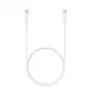 Samsung EP-DA905BWE USB-C į USB-C duomenų kabelis 3A 1m Baltas (Bulk)