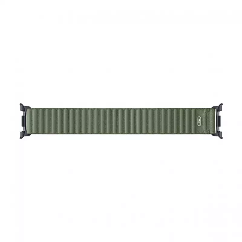 Samsung Fabric Band (M/L) Galaxy Watch9 & Watch8 – Alyvuogių spalvos austo nailono dirželis
